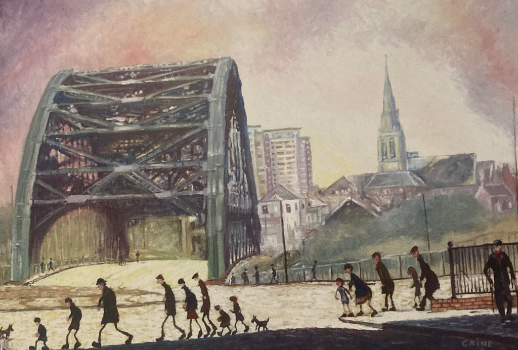 The crossing point, Wearmouth Bridge.