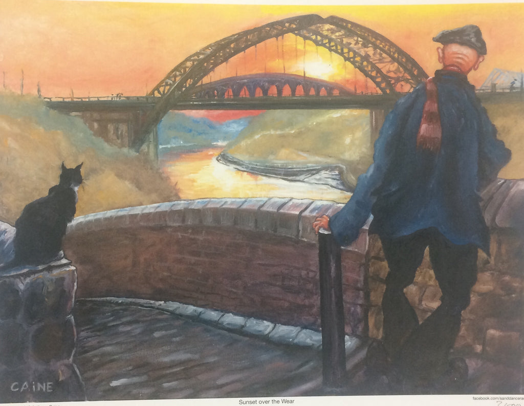 Sunset over the Wear