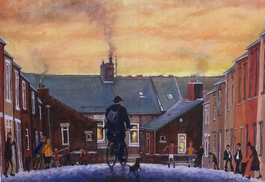 Robert Street, South Shields. Runner and rider.