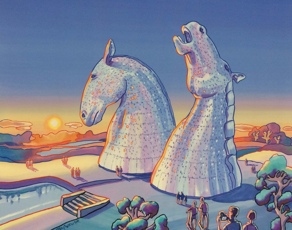The Kelpies. - 